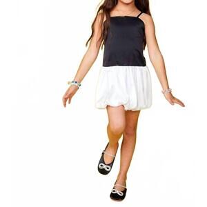 NEW MINI DREAMERS girls cosmo bubble dress in black